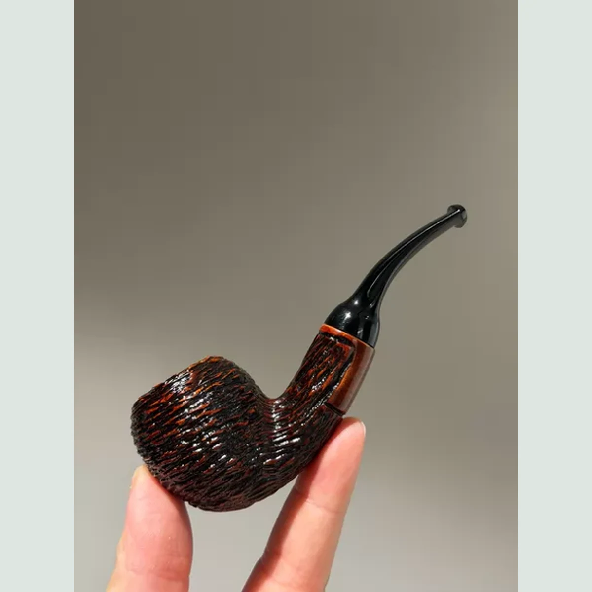 Acorn Pocket Size Solid Briar Wood Tobacco Pipe