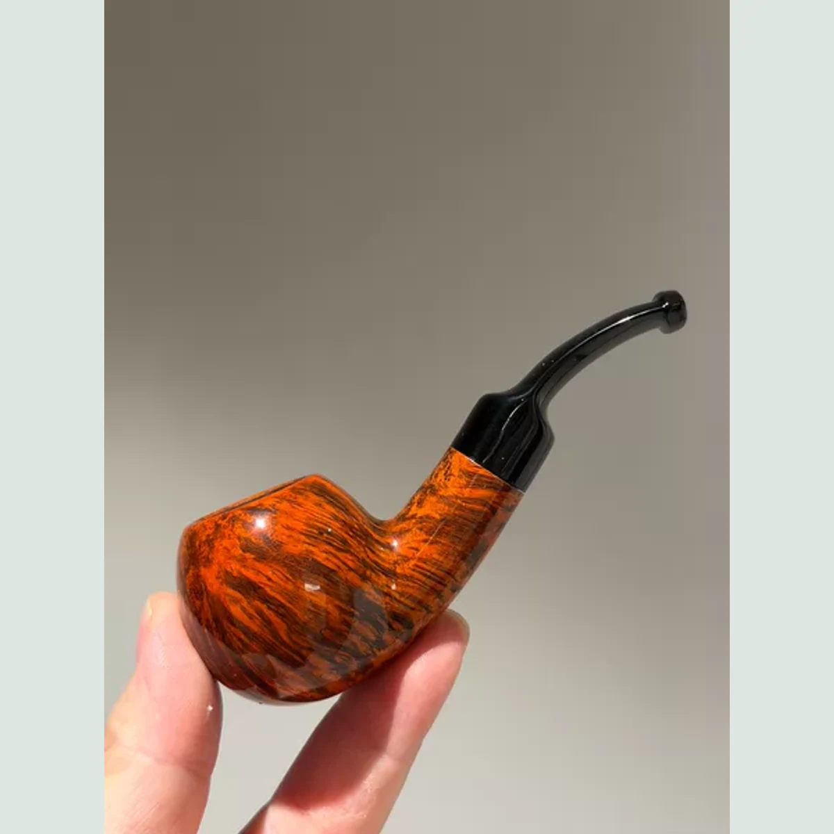 Apple Pocket Size Solid Briar Wood Tobacco Pipe