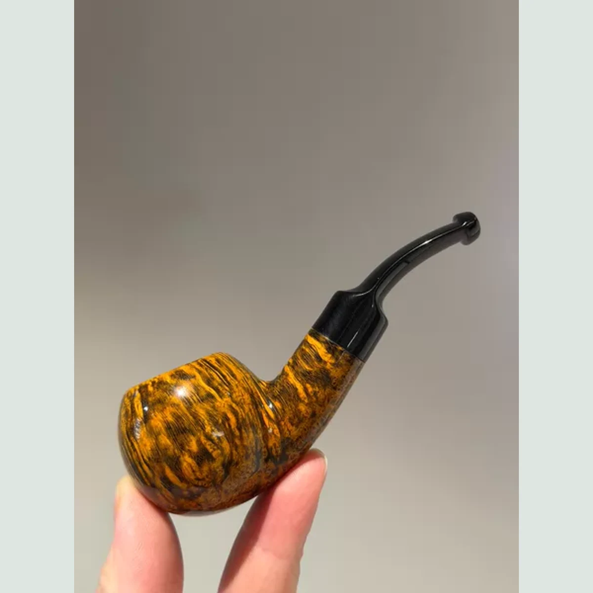 Apple Pocket Size Solid Briar Wood Tobacco Pipe