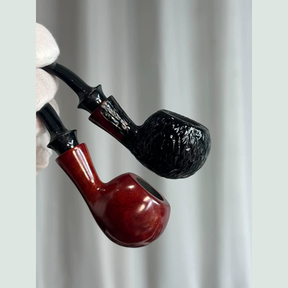 Apple Pocket Size Solid Briar Wood Tobacco Pipe