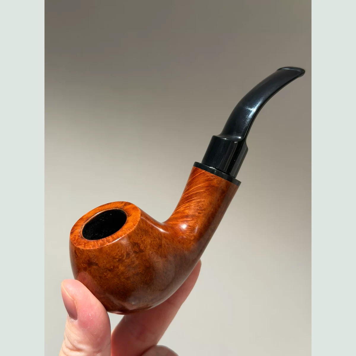 Blowfish Long Stem Solid Briar Wood Tobacco Pipe