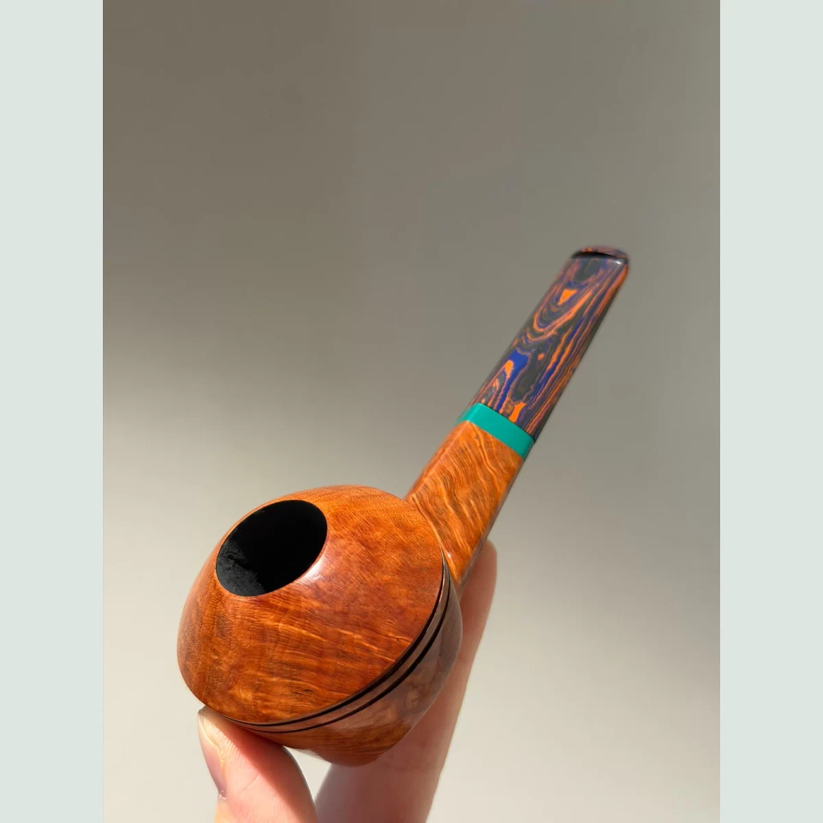 Bulldog Straight Solid Briar Wood Tobacco Pipe