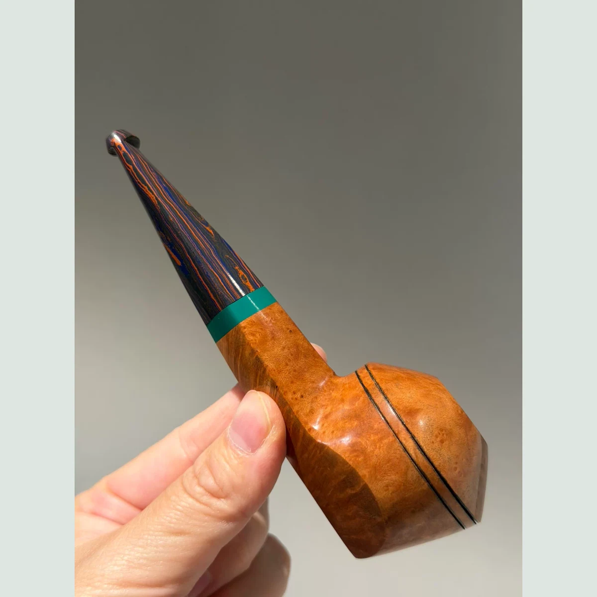 Bulldog Straight Solid Briar Wood Tobacco Pipe