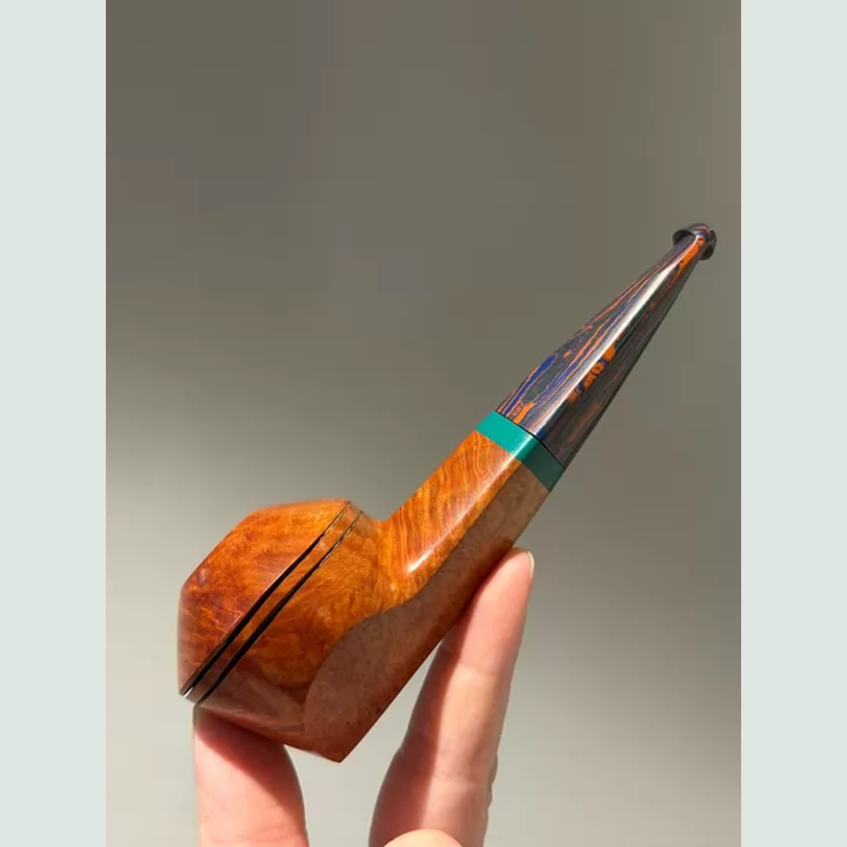 Bulldog Straight Solid Briar Wood Tobacco Pipe