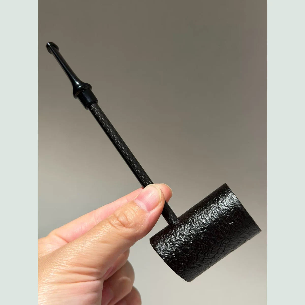 Hammer Solid Briar Wood Tobacco Pipe supporting product view