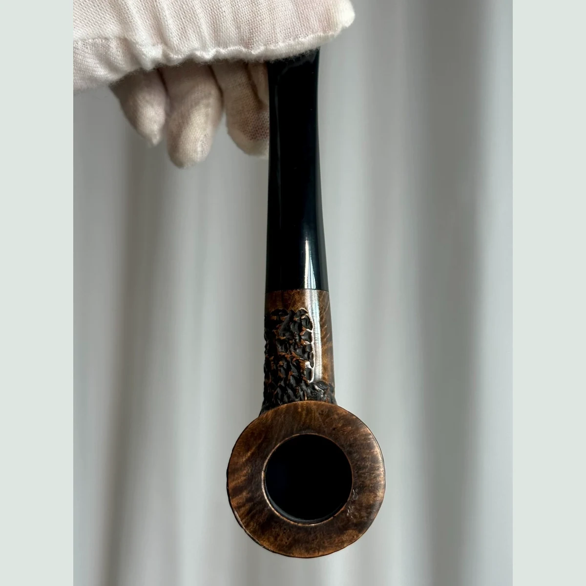 Hammer Straight Solid Briar Wood Tobacco Pipe supporting product view