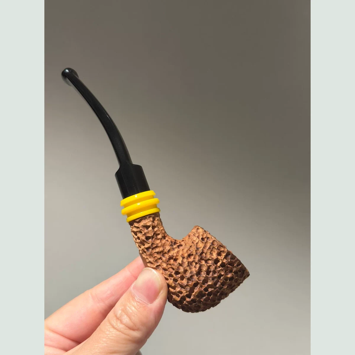 Hand Carved Sherlock Solid Briar Wood Tobacco Pipe supporting product view