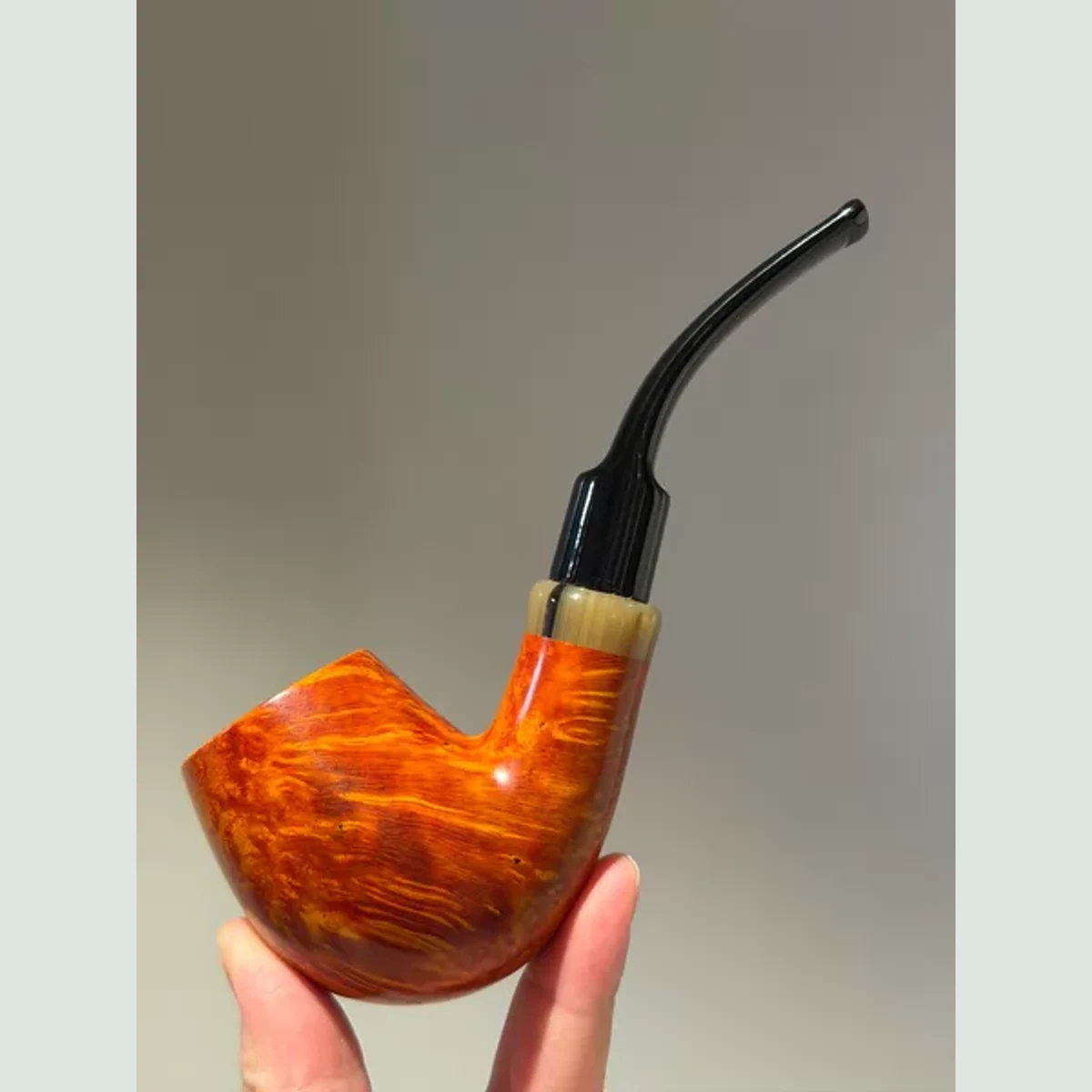 Sherlock Solid Briar Wood Tobacco Pipe