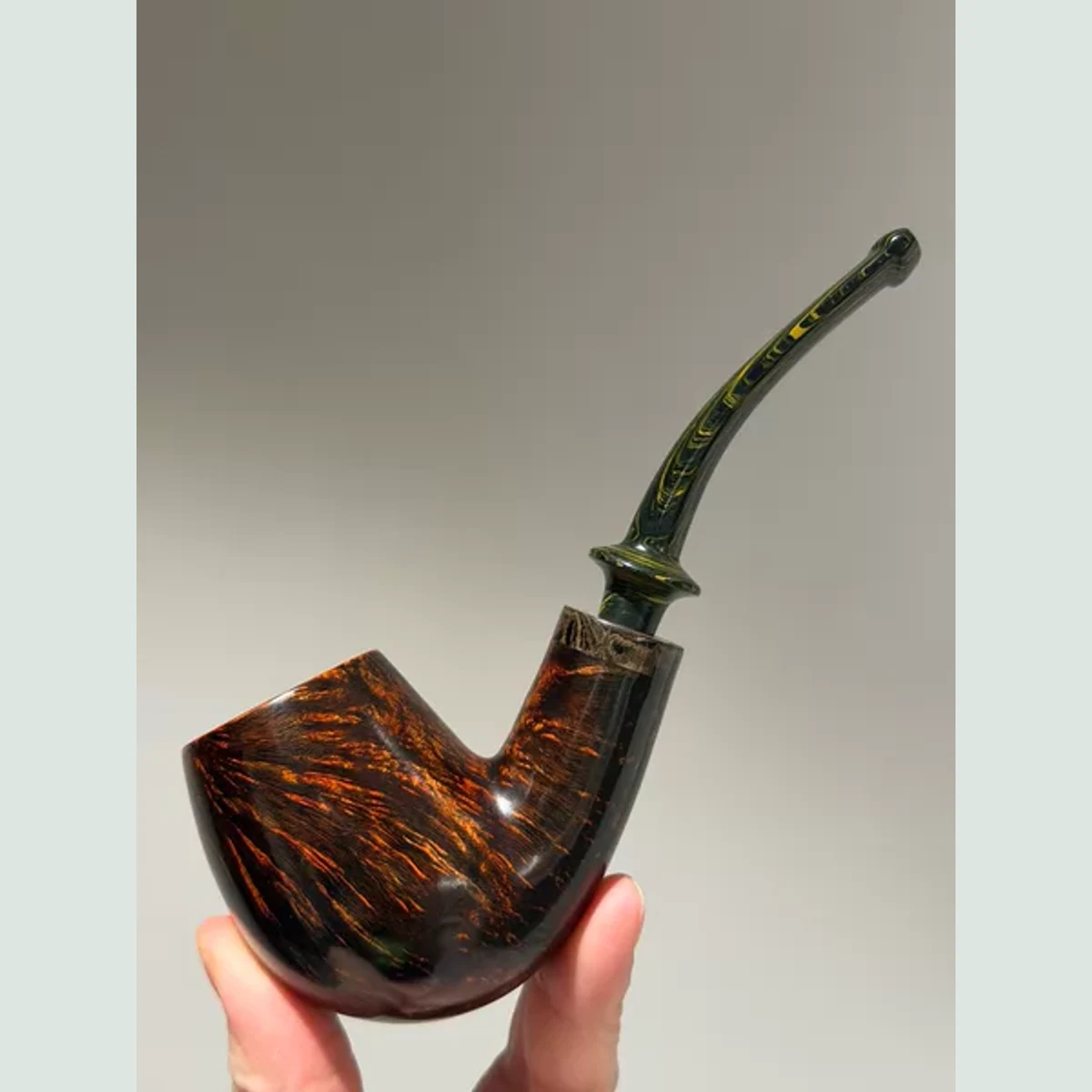 Sherlock Solid Briar Wood Tobacco Pipe